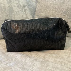 Black Sequins Cosmetic Bag